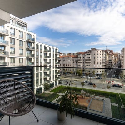 Rental of a bright 3-room apartment, 77 m², BW Eterna, Belgrade Waterfront, Belgrade, Serbia